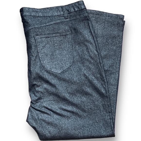 ModCloth Pants Metal Dipped and Dapper Skinny Jeans Black Silver Plus Size 26W - Picture 9 of 12